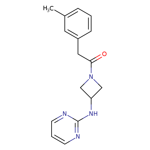 2-(3-methylphenyl)-1-{3-[(pyrimidin-2-yl)amino]azetidin-1-yl}ethan-1-one