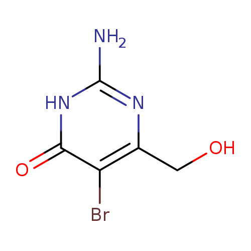 2-amino-5-bromo-6-(hydroxymethyl)-3,4-dihydropyrimidin-4-one