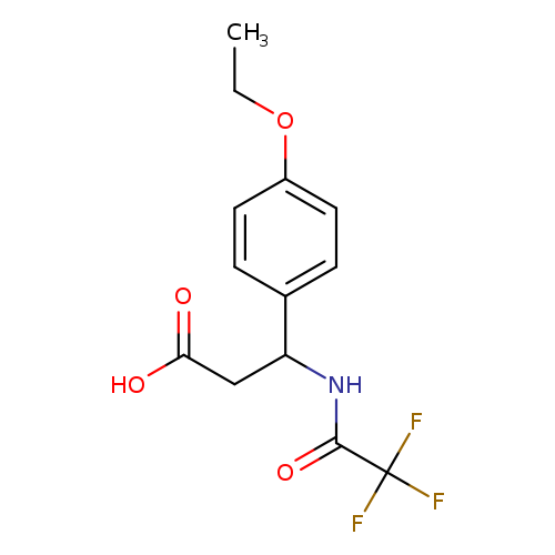 3-(4-ethoxyphenyl)-3-(2,2,2-trifluoroacetamido)propanoic acid