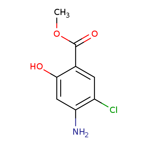 Benzoic acid, 4-amino-5-chloro-2-hydroxy-, methyl ester