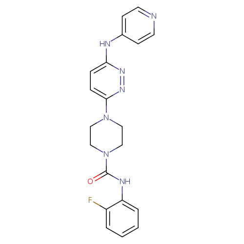 N-(2-fluorophenyl)-4-{6-[(pyridin-4-yl)amino]pyridazin-3-yl}piperazine-1-carboxamide