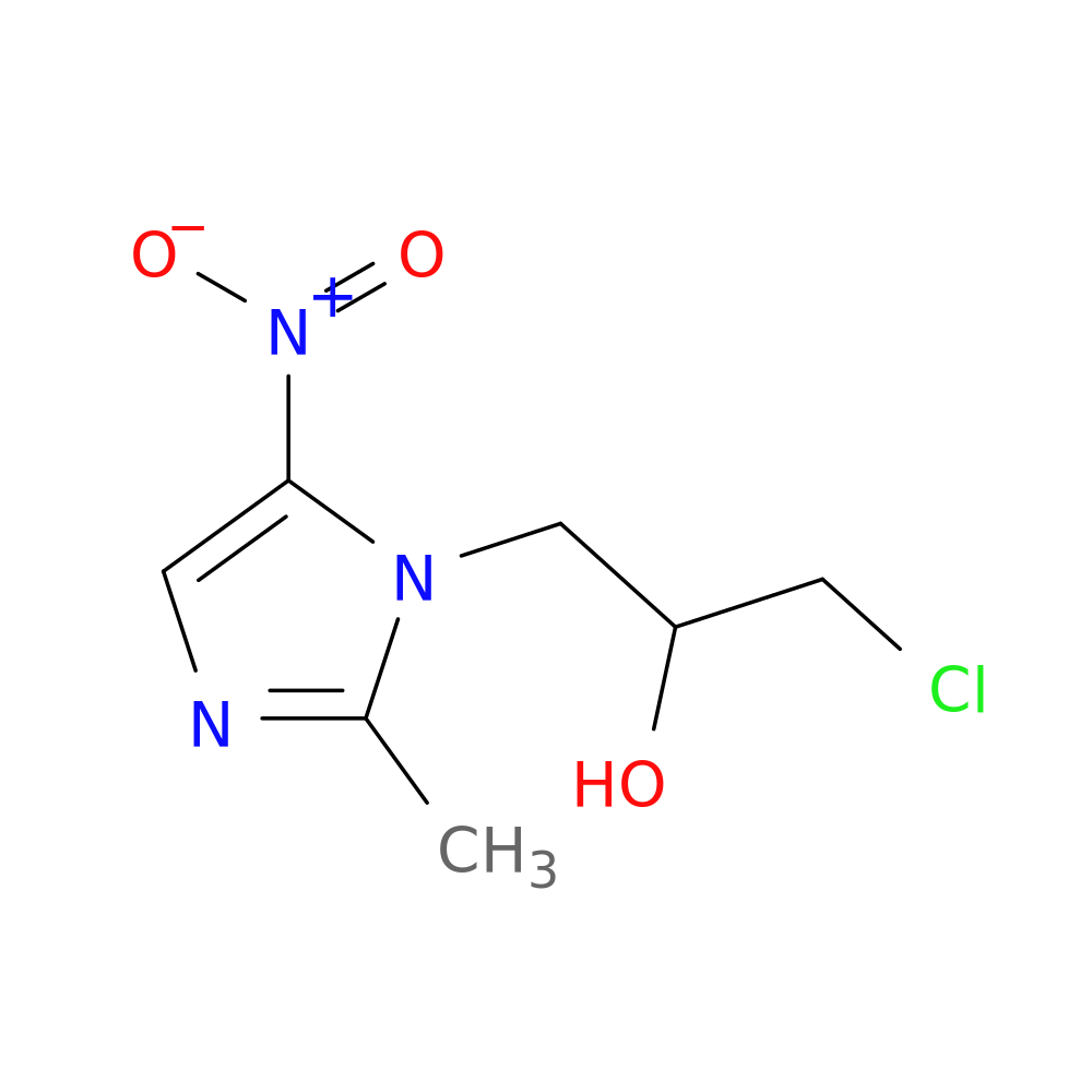 1-Chloro-3-(2-Methyl-5-Nitroimidazol-1-Yl)Propan-2-Ol