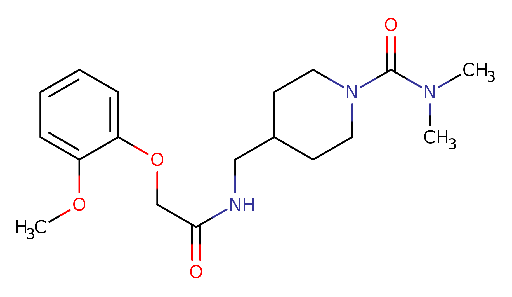 4-{[2-(2-methoxyphenoxy)acetamido]methyl}-N,N-dimethylpiperidine-1-carboxamide