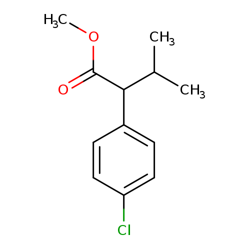 Benzeneacetic acid, 4-chloro-a-(1-Methylethyl)-, Methyl ester