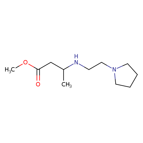 methyl 3-{[2-(pyrrolidin-1-yl)ethyl]amino}butanoate