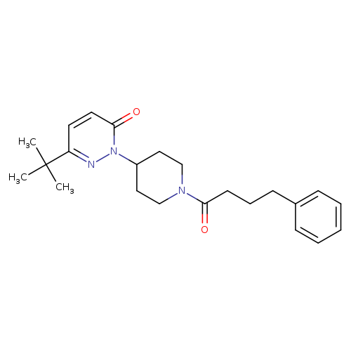 6-tert-butyl-2-[1-(4-phenylbutanoyl)piperidin-4-yl]-2,3-dihydropyridazin-3-one