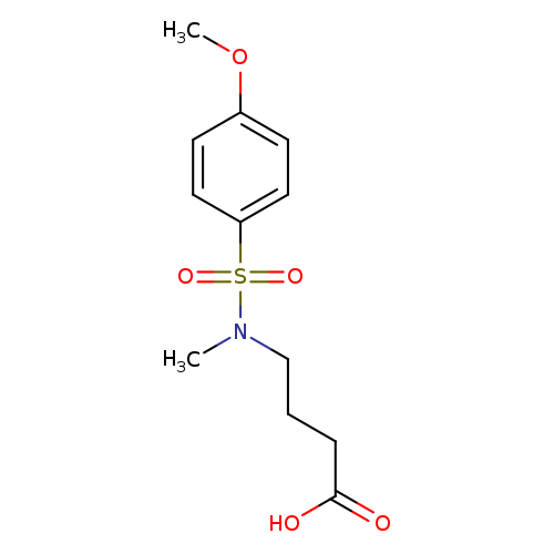 4-(N-methyl4-methoxybenzenesulfonamido)butanoic acid