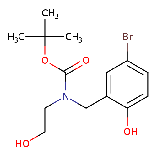 tert-Butyl (5-bromo-2-hydroxybenzyl)(2-hydroxyethyl)carbamate