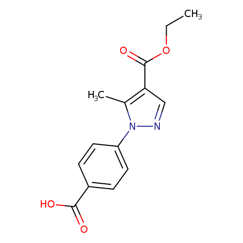 4-[4-(Ethoxycarbonyl)-5-methyl-1h-pyrazol-1-yl]benzoic acid