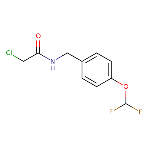 2-chloro-N-{[4-(difluoromethoxy)phenyl]methyl}acetamide