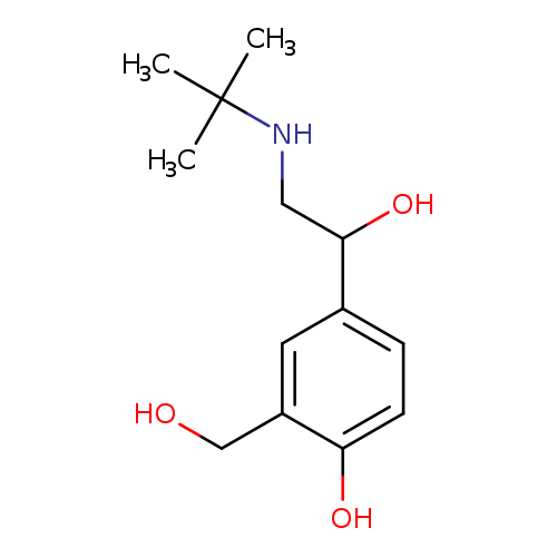 alpha-[(tert-butylamino)methyl]-4-hydroxy-m-xylene-alpha,alpha'-diol
