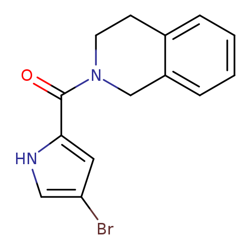 2-(4-bromo-1H-pyrrole-2-carbonyl)-1,2,3,4-tetrahydroisoquinoline
