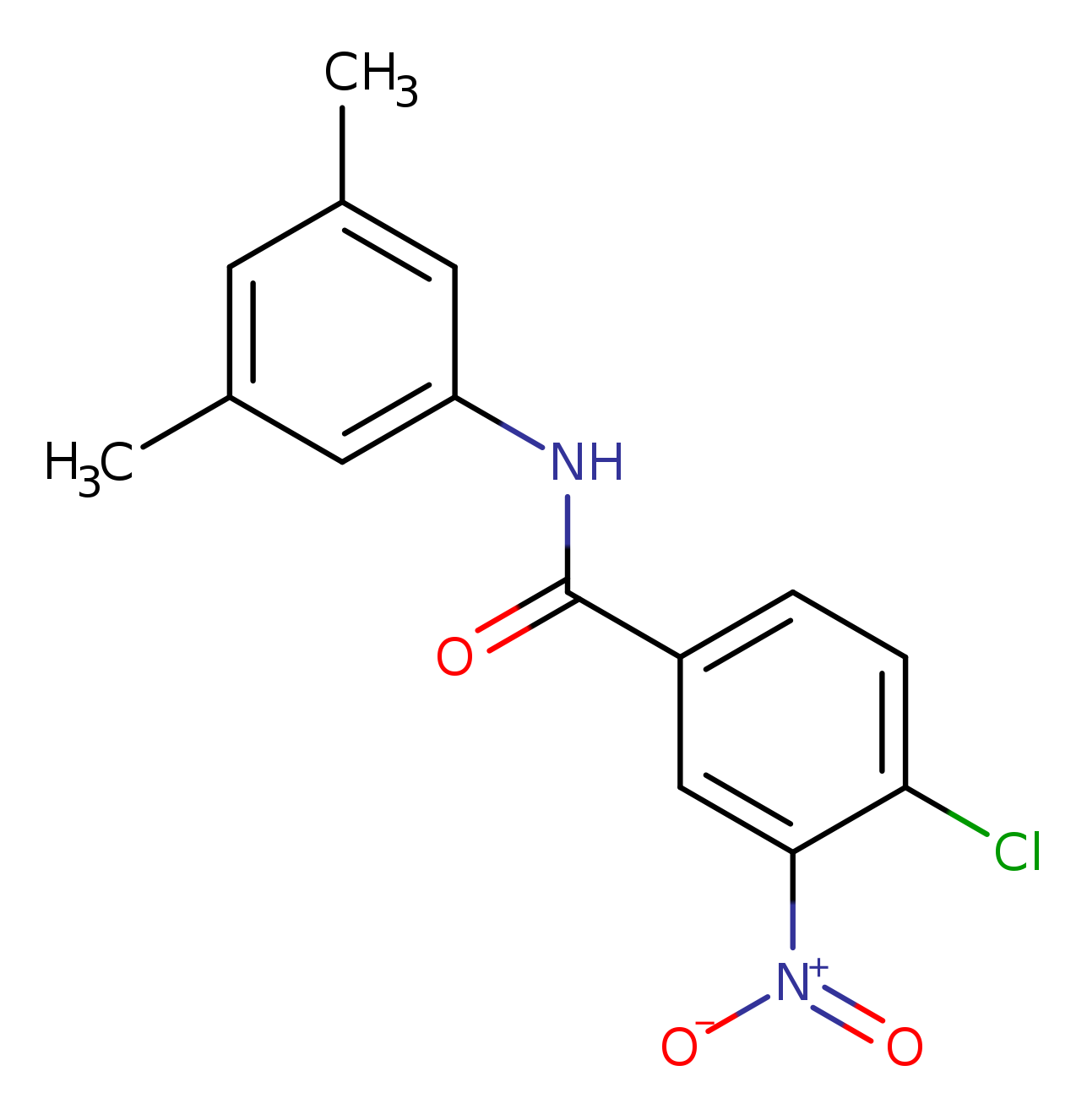 4-chloro-N-(3,5-dimethylphenyl)-3-nitrobenzamide