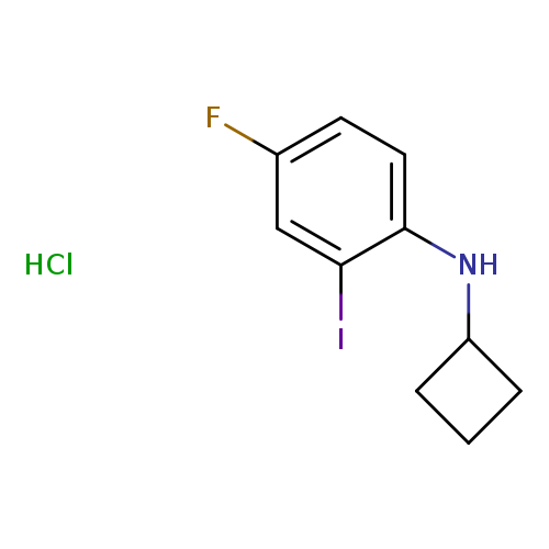 N-cyclobutyl-4-fluoro-2-iodoanilinehydrochloride