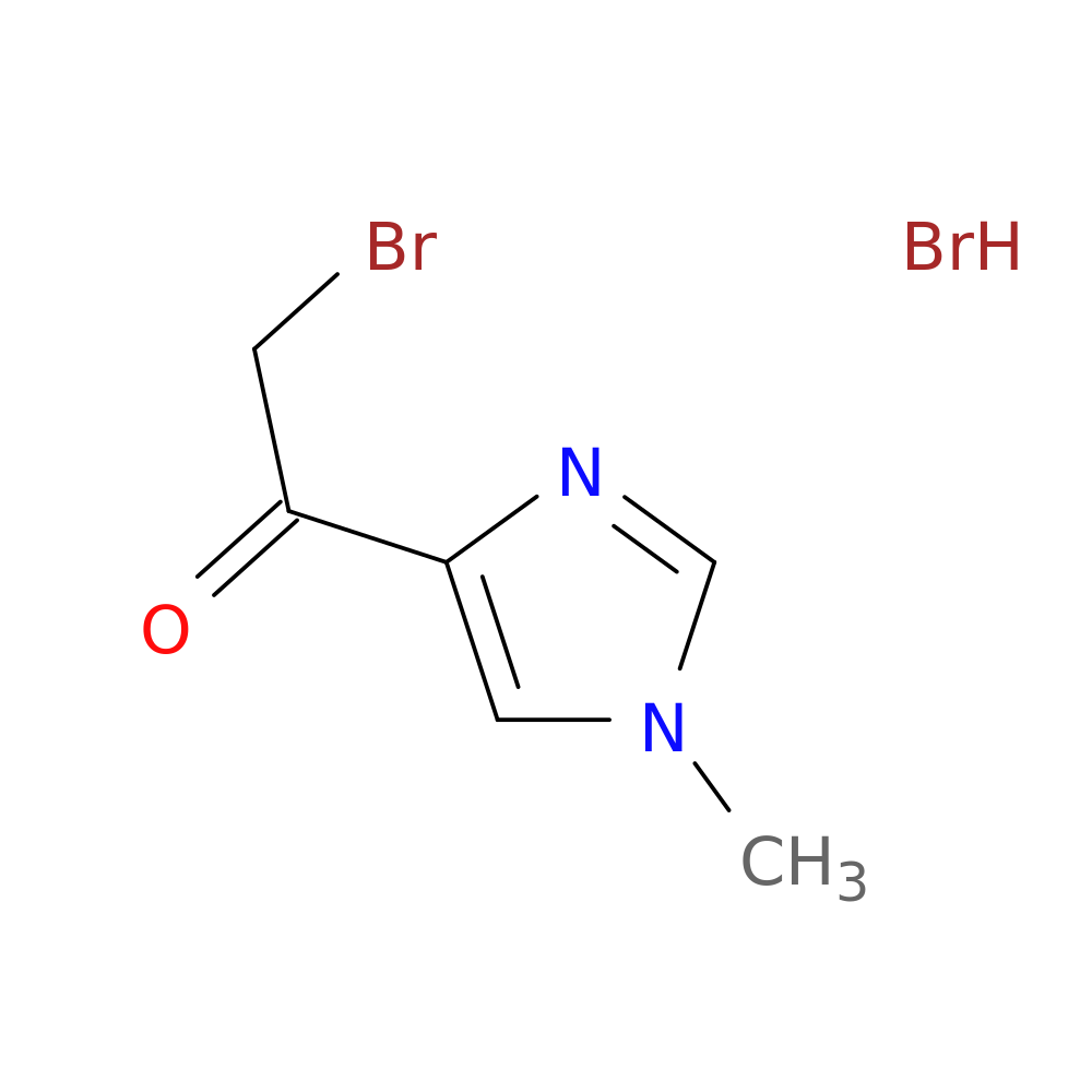 2-bromo-1-(1-methyl-1H-imidazol-4-yl)ethan-1-one hydrobromide