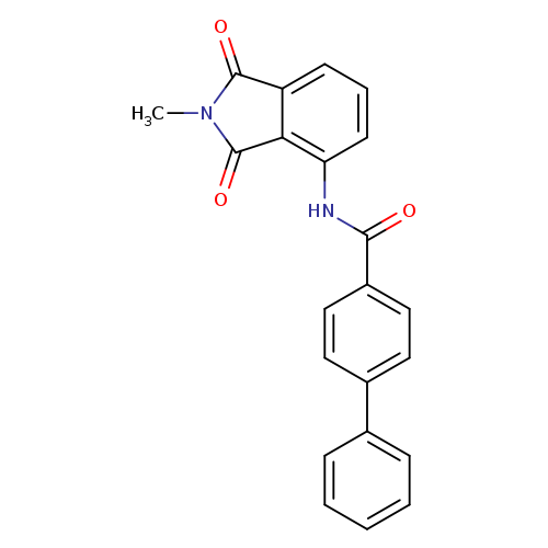 N-(2-methyl-1,3-dioxo-2,3-dihydro-1H-isoindol-4-yl)-[1,1'-biphenyl]-4-carboxamide