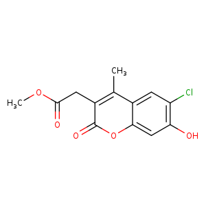 Methyl (6-chloro-7-hydroxy-4-methyl-2-oxo-2h-chromen-3-yl)acetate