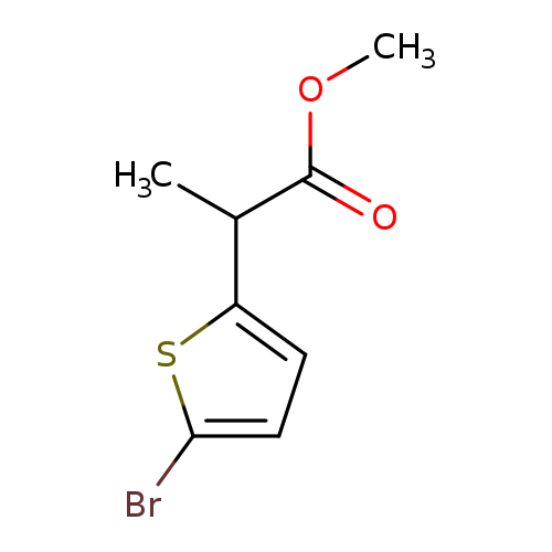 methyl 2-(5-bromothiophen-2-yl)propanoate