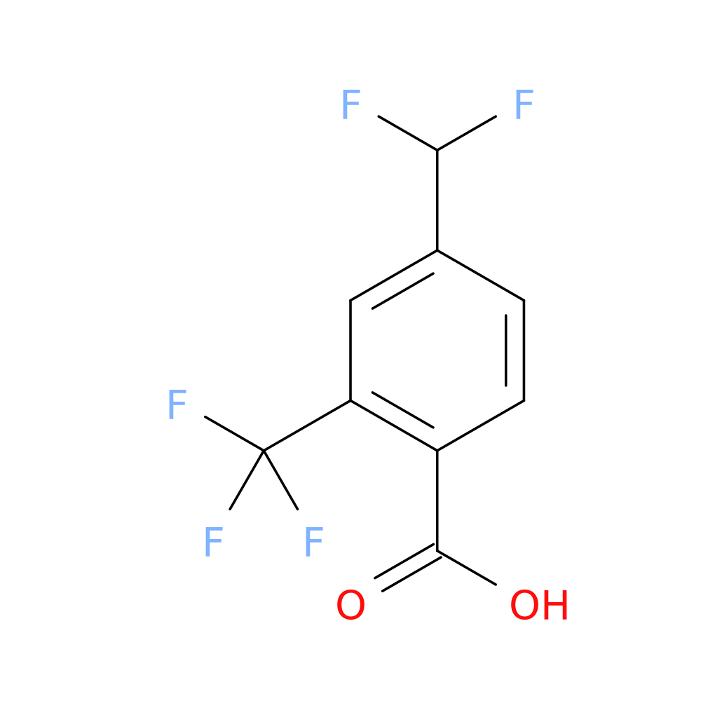 4-(Difluoromethyl)-2-(trifluoromethyl)benzoic acid