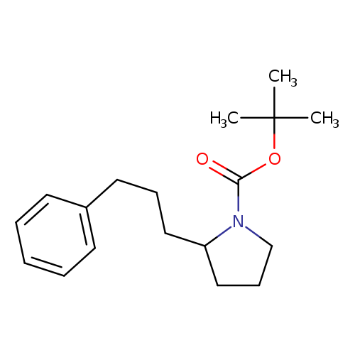 tert-butyl 2-(3-phenylpropyl)pyrrolidine-1-carboxylate