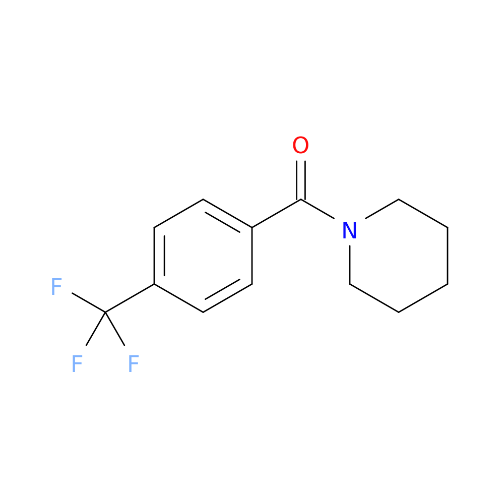1-[4-(trifluoromethyl)benzoyl]piperidine