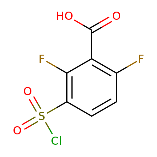 3-(Chlorosulfonyl)-2,6-difluorobenzoic acid
