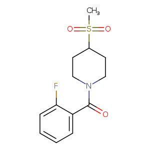 1-(2-fluorobenzoyl)-4-methanesulfonylpiperidine