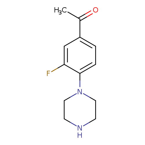 1-(3-Fluoro-4-piperazin-1-ylphenyl)ethanone