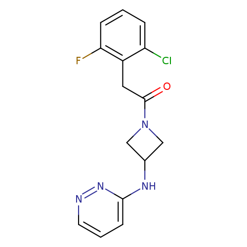 2-(2-chloro-6-fluorophenyl)-1-{3-[(pyridazin-3-yl)amino]azetidin-1-yl}ethan-1-one