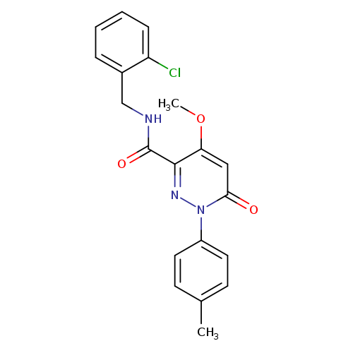 N-[(2-chlorophenyl)methyl]-4-methoxy-1-(4-methylphenyl)-6-oxo-1,6-dihydropyridazine-3-carboxamide