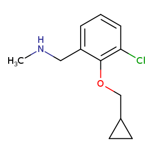 (3-Chloro-2-cyclopropylmethoxy-benzyl)-methyl-amine