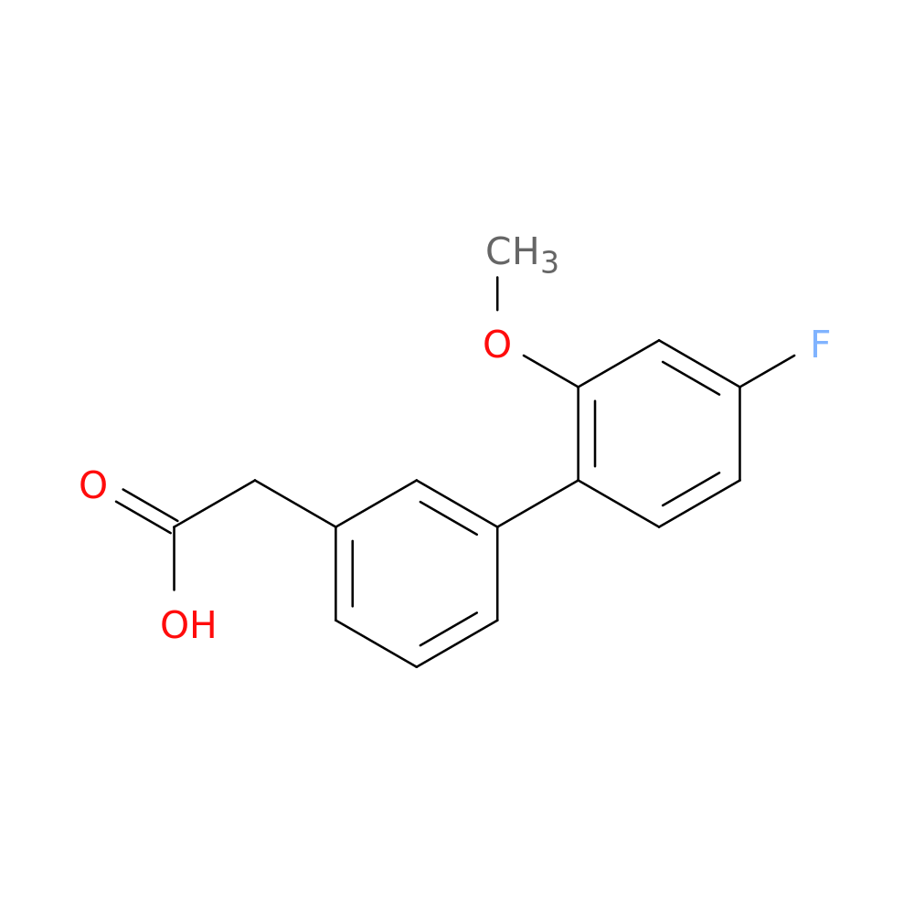 3-(4-Fluoro-2-methoxyphenyl)phenylacetic acid