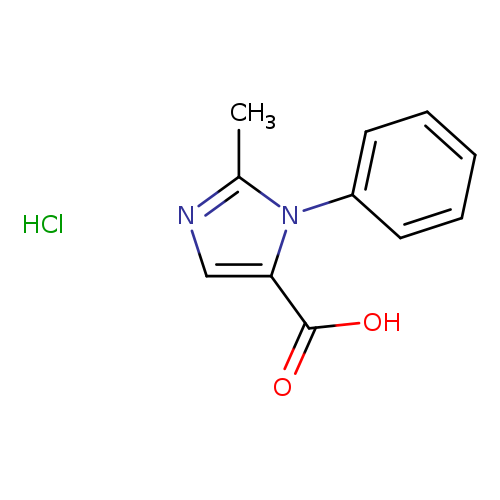 2-methyl-1-phenyl-1H-imidazole-5-carboxylic acid hydrochloride