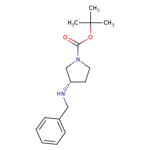 TERT-BUTYL (3S)-3-(BENZYLAMINO)PYRROLIDINE-1-CARBOXYLATE