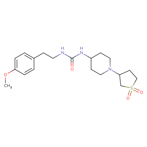 3-[1-(1,1-dioxo-1lambda6-thiolan-3-yl)piperidin-4-yl]-1-[2-(4-methoxyphenyl)ethyl]urea