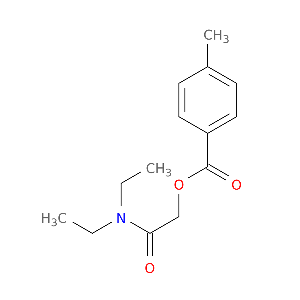 (diethylcarbamoyl)methyl 4-methylbenzoate