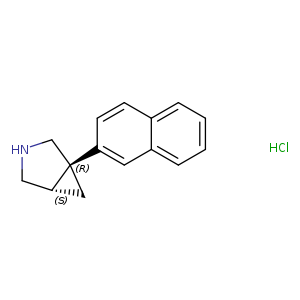 3-Azabicyclo[3.1.0]hexane, 1-(2-naphthalenyl)-, hydrochloride (1:1), (1R,5S)-