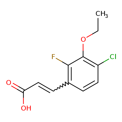 3-(4-Chloro-3-ethoxy-2-fluorophenyl)acrylic acid
