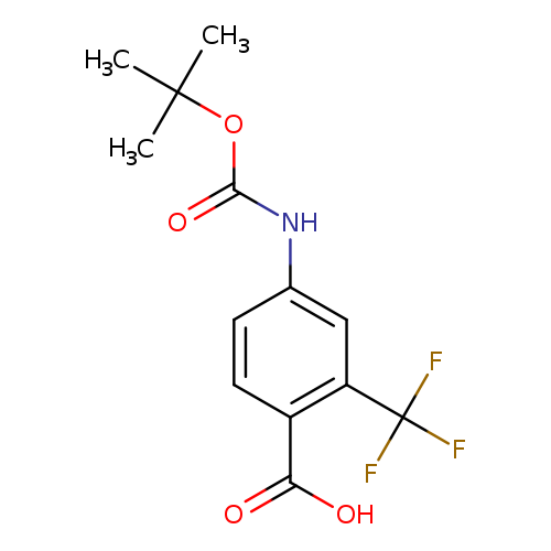 4-[(tert-Butoxycarbonyl)amino]-2-(trifluoromethyl)benzoic acid