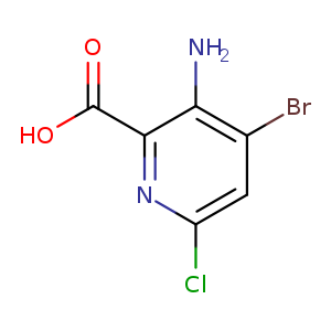 3-Amino-4-bromo-6-chloropicolinic acid