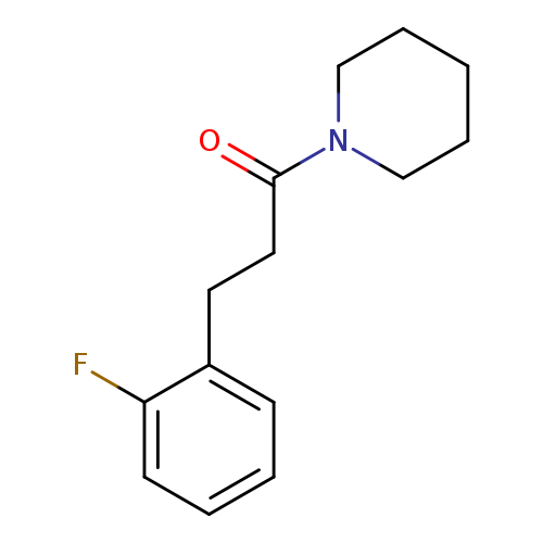 3-(2-fluorophenyl)-1-(piperidin-1-yl)propan-1-one