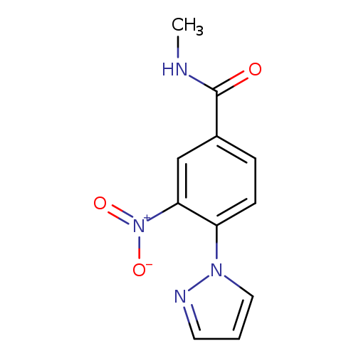 N-methyl-3-nitro-4-(1H-pyrazol-1-yl)benzamide