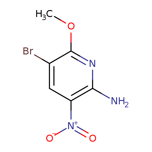2-Pyridinamine, 5-bromo-6-methoxy-3-nitro-
