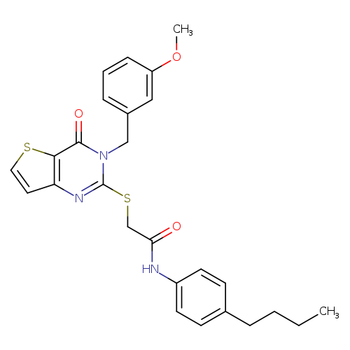 N-(4-butylphenyl)-2-({3-[(3-methoxyphenyl)methyl]-4-oxo-3H,4H-thieno[3,2-d]pyrimidin-2-yl}sulfanyl)acetamide