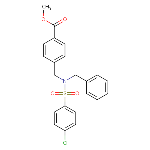 methyl 4-((N-benzyl-4-chlorophenylsulfonamido)methyl)benzoate