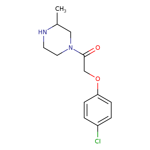 2-(4-chlorophenoxy)-1-(3-methylpiperazin-1-yl)ethan-1-one