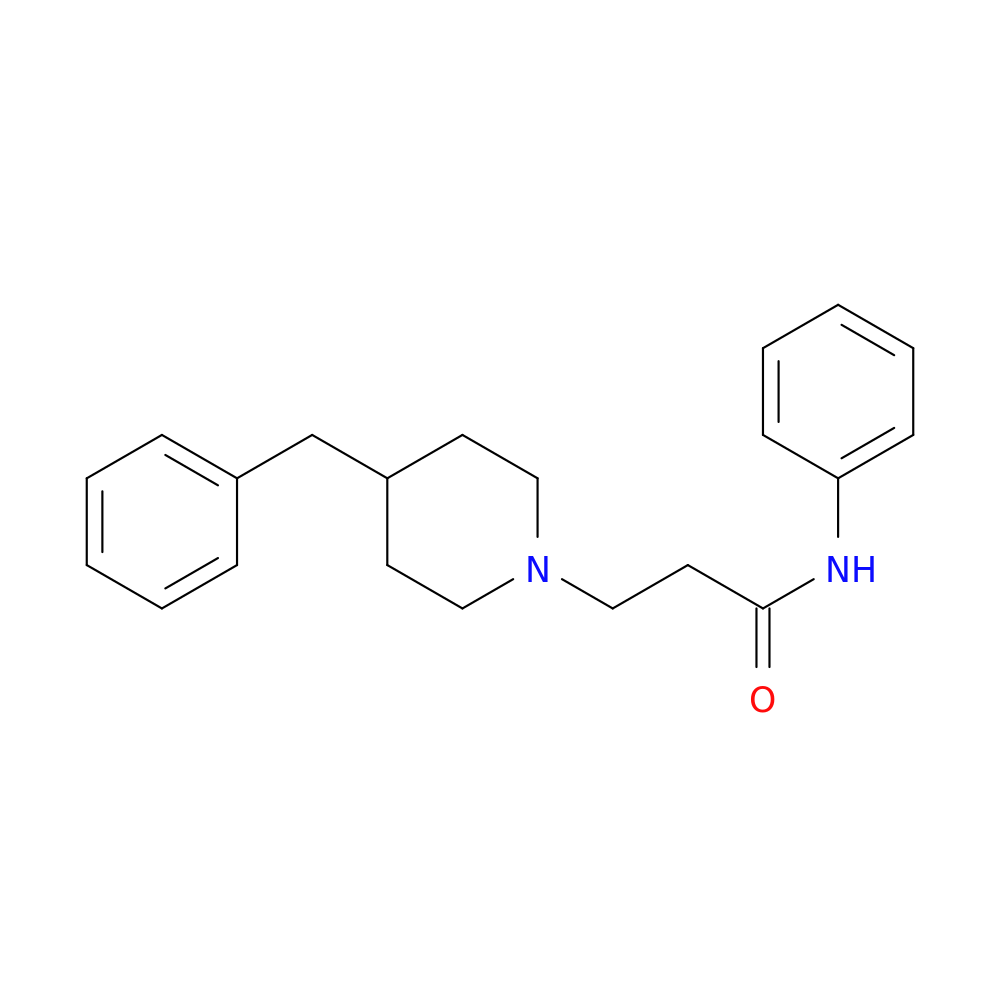 3-(4-benzylpiperidin-1-yl)-N-phenylpropanamide