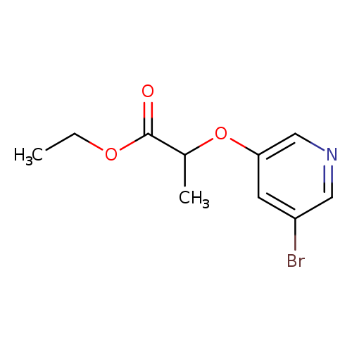 Ethyl 2-[(5-bromopyridin-3-yl)oxy]propanoate
