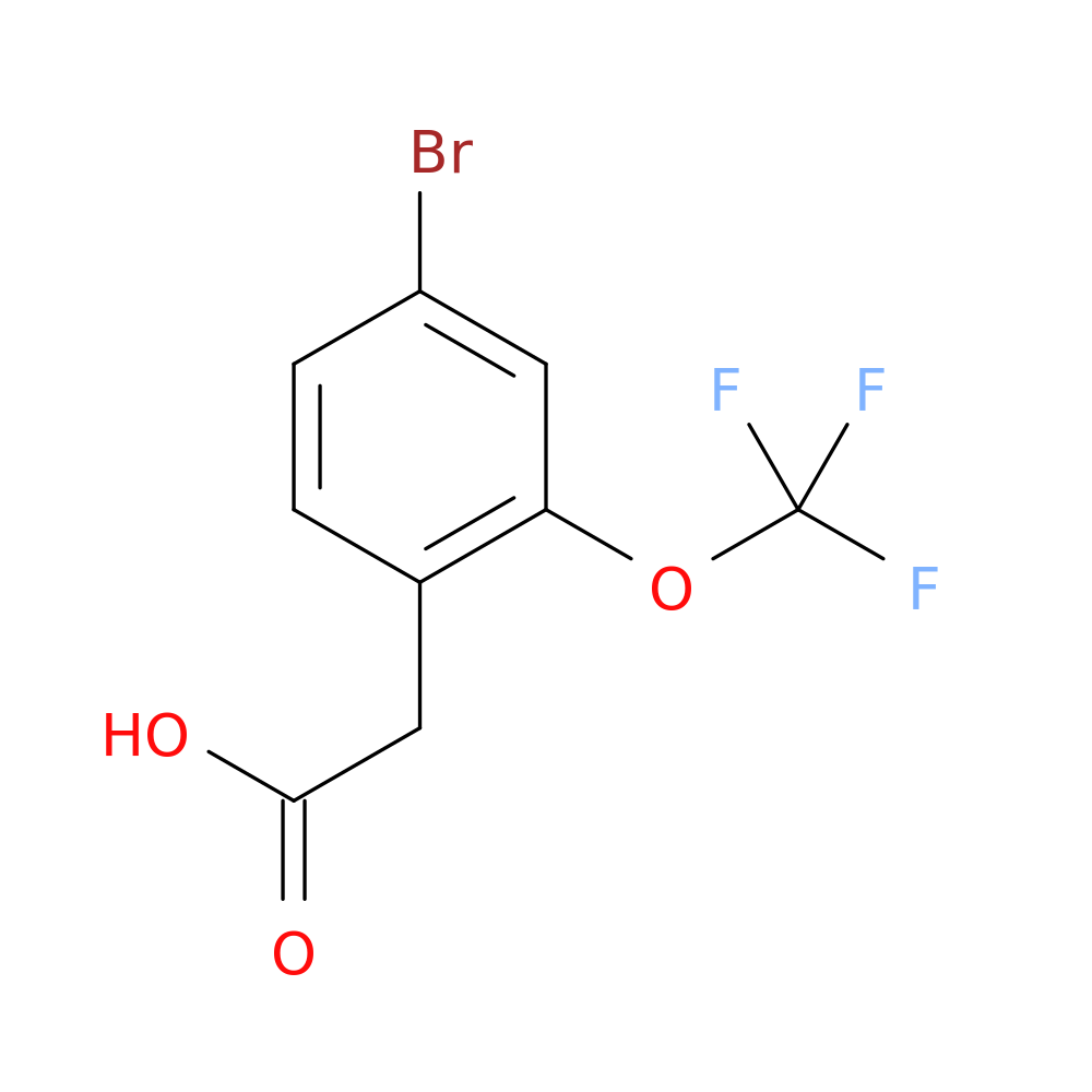 Benzeneacetic acid, 4-bromo-2-(trifluoromethoxy)-