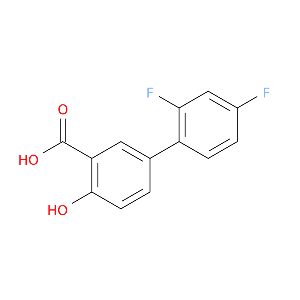 [1,1'-Biphenyl]-3-carboxylic acid, 2',4'-difluoro-4-hydroxy-